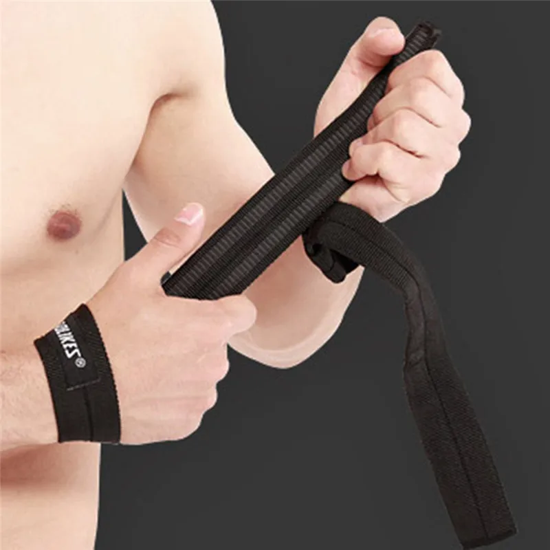 2PCSWeightliftingStrapsGymFitnessWristWrapDumbbellBarbell