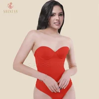Femme Fajas Shapewear Body avec soutien-gorge Stage2-3 taille minceur Sexy sans couture une pièce corps Shaper tondeuse dos modélisation sangle 1