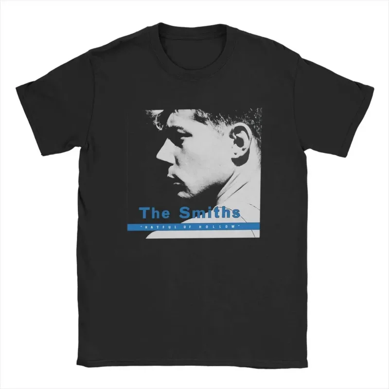 

Мужская винтажная футболка из чистого хлопка The Smiths 80s, летняя футболка с круглым вырезом и коротким рукавом