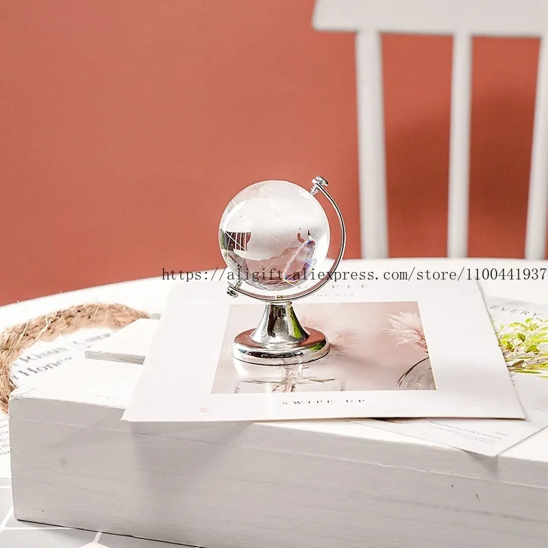 Instagram-Style Transparent Crystal Globe Decorative Accent