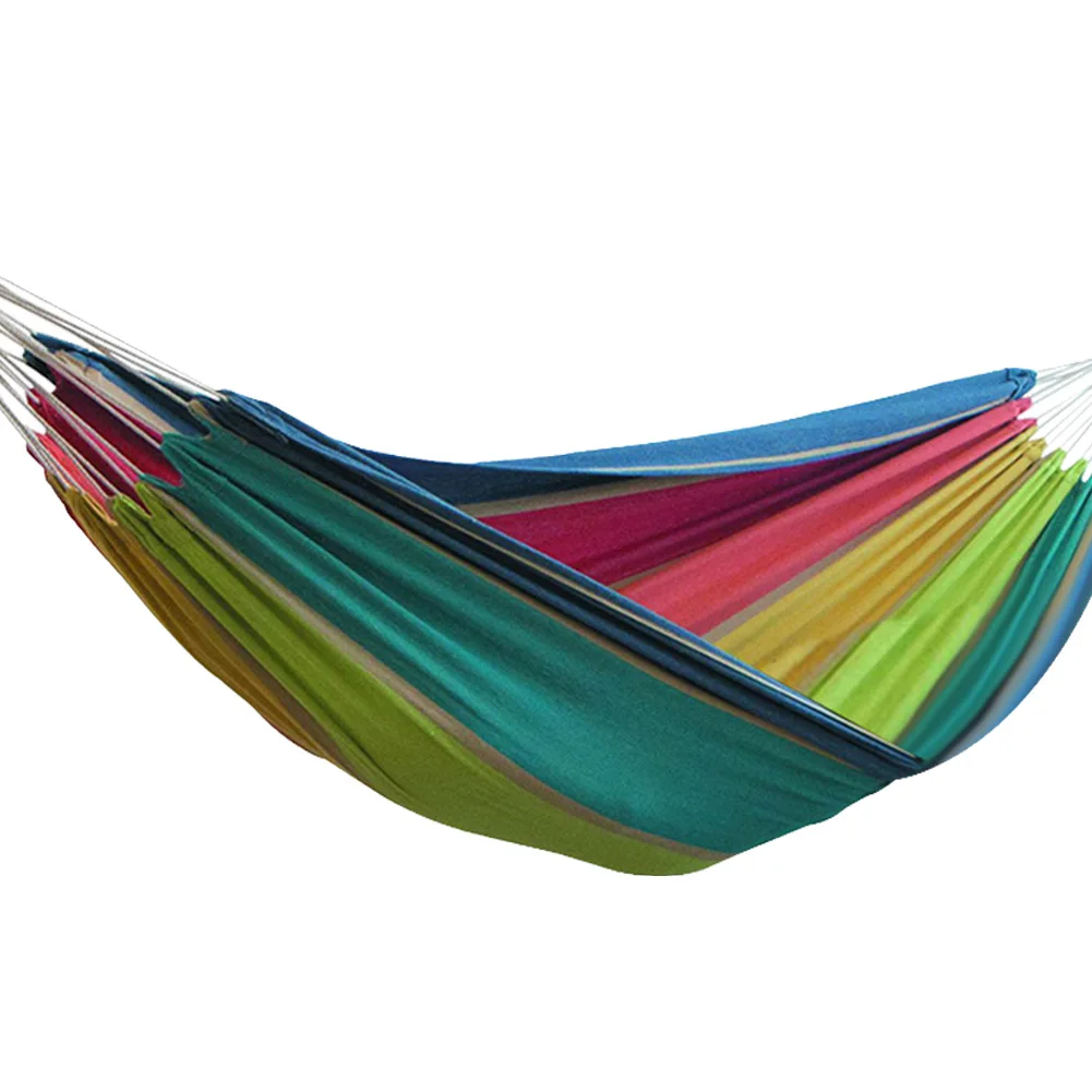 Thick Canvas Hammock Portable Hammock Outdoor Single Double Anti-rollover Swing Outdoor Indoor Household Hammock