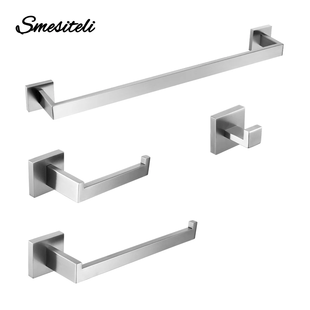 Bathroom Hardware Set Robe Hook Towel Rail Bar Shelf Tissue Paper Holder Toothbrush Holder Bathroom Accessories bathroom hardware set,bathroom hardware accessories