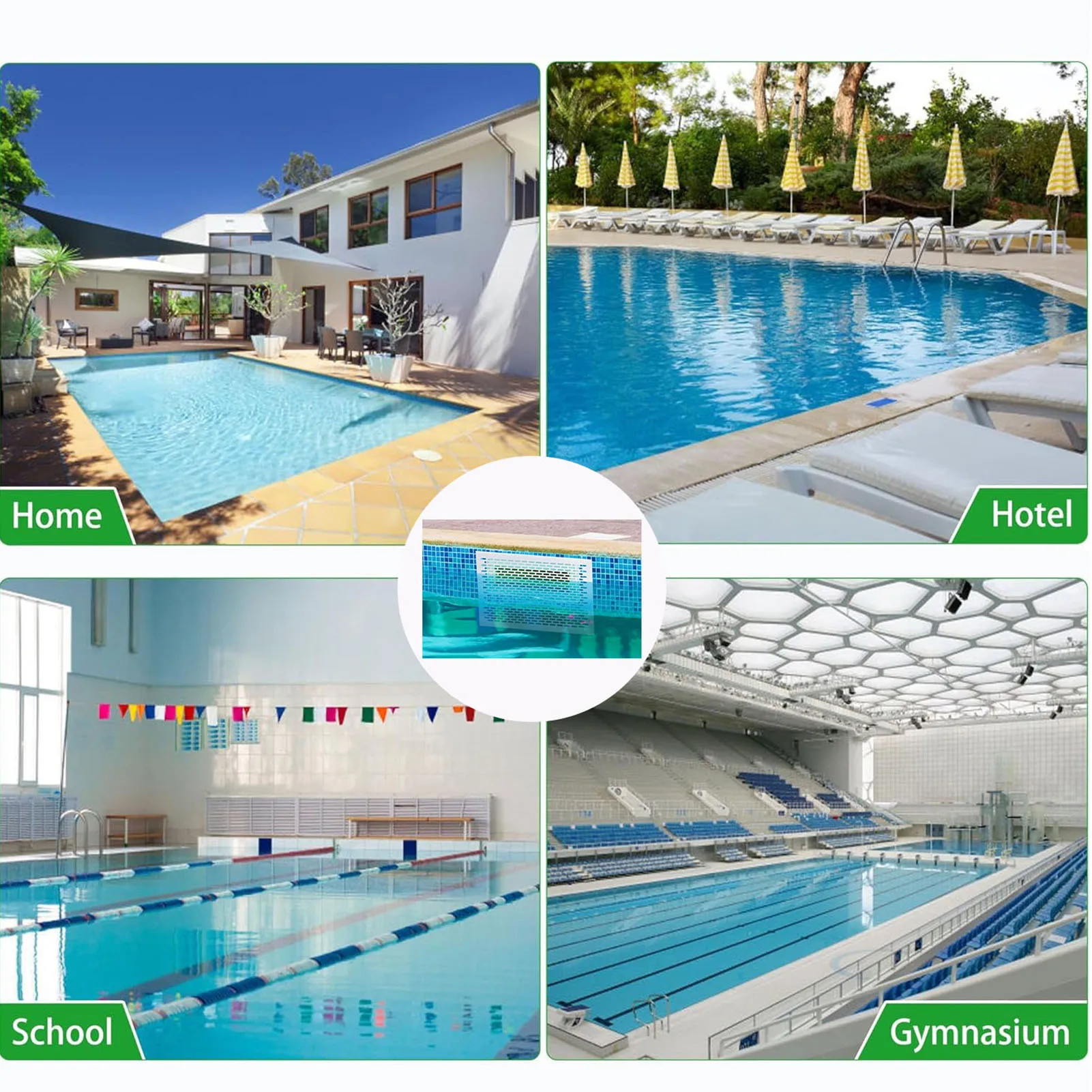 Skimmer Guard Kit Pool Leaf Catcher Spring Action Net System Protective Prevent Debris Blockage Easy Assembly White