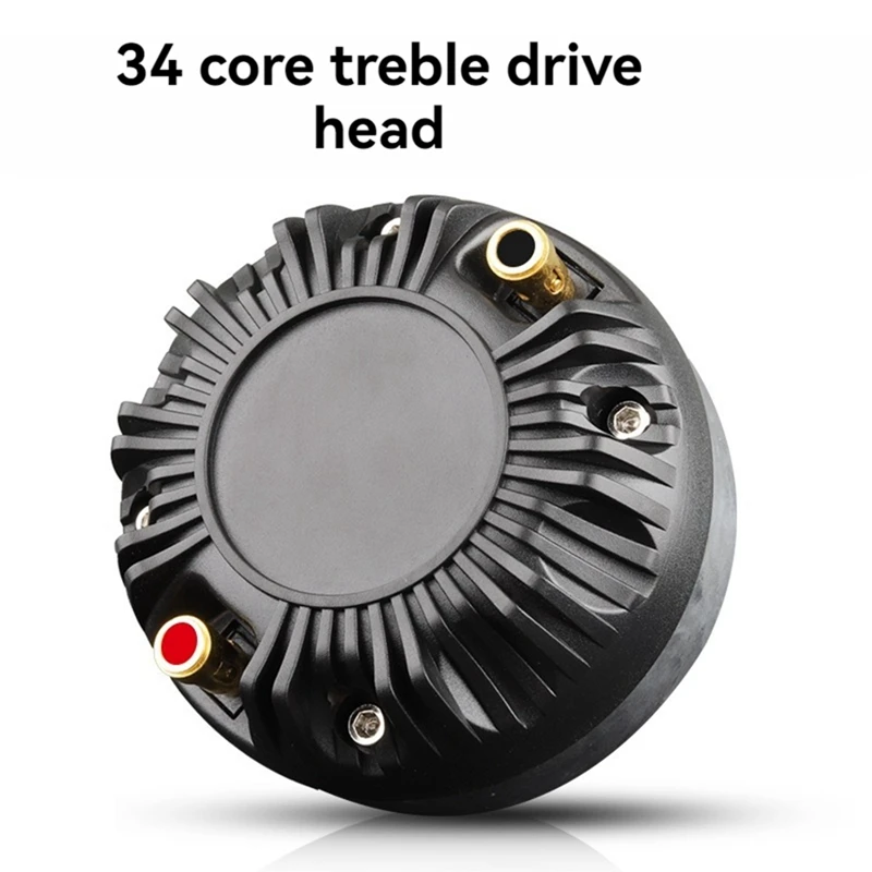 Portable Audio Treble Sound Speaker Titanium Film Tweeter Driver 80W 34 Core 90 Magnetic Tweeter Driver For Home Theater 3