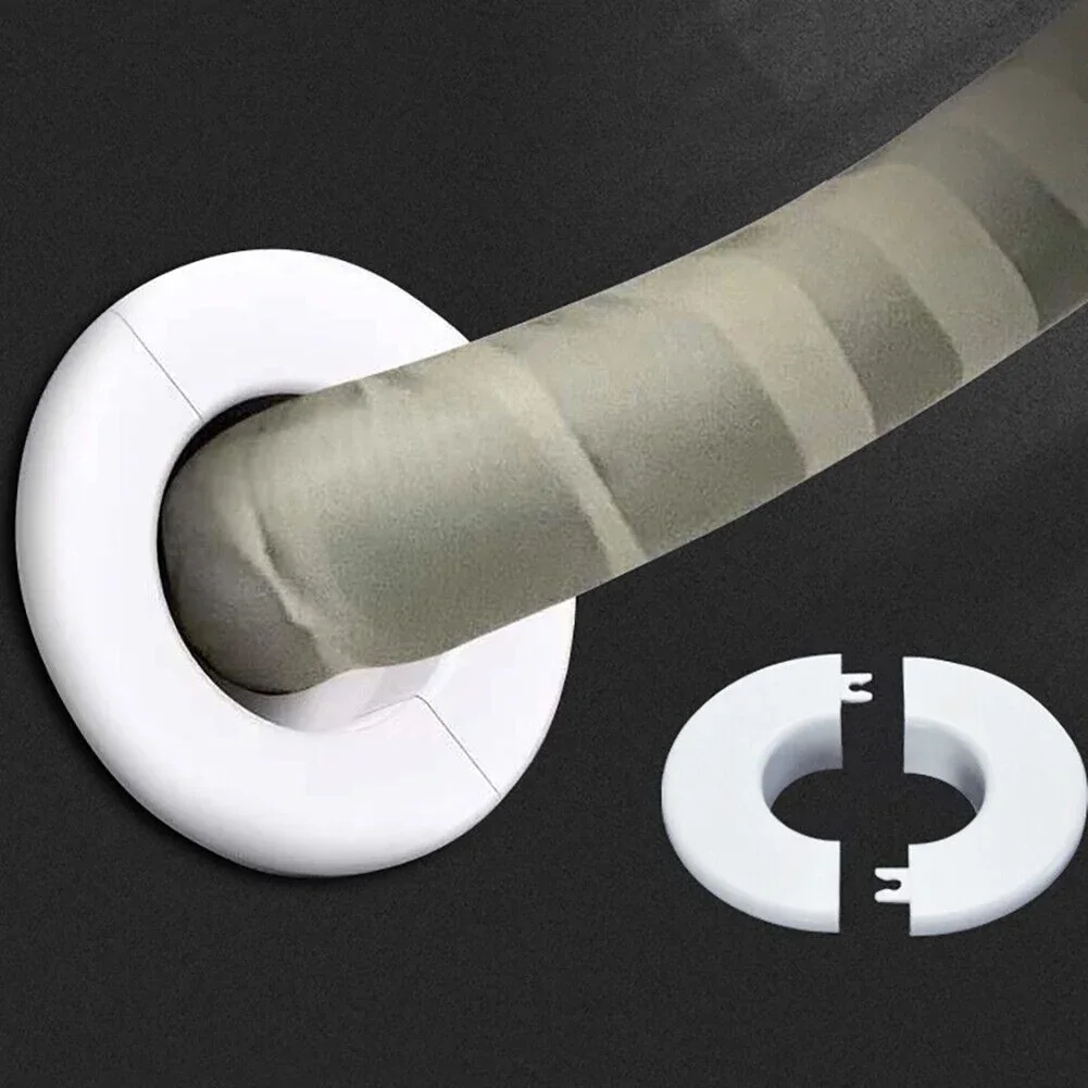 Cable Hole Cover Hole Plug 1PC Vent Cover Air-conditioning Pipe Plug Decorative Cover Wall Wire Hole 40-80mm For Home Office Hotel Furniture Hardware