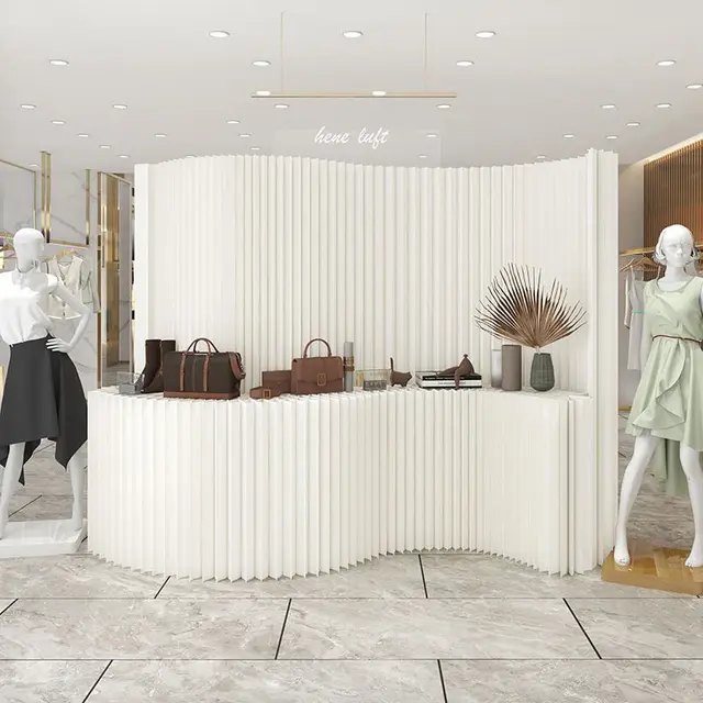 흰색 오르간 종이 벽 스크린 룸 칸막이: 맞춤형 홈 분할을 위한 유연한 솔루션