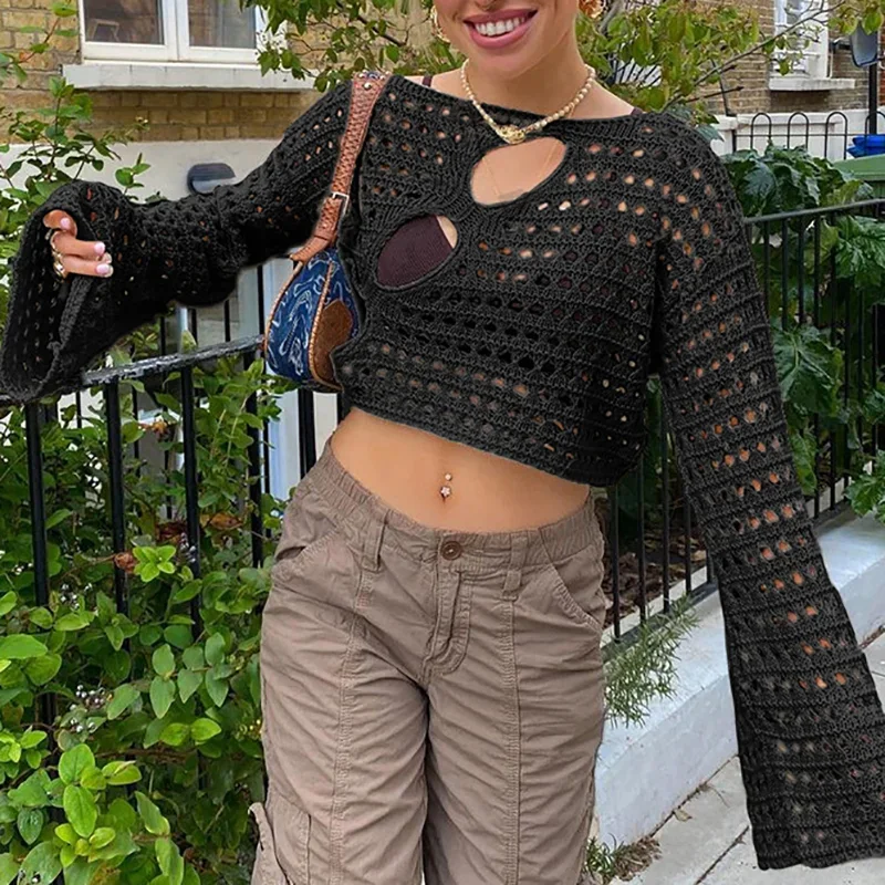 Рисунок 2 - Y2K Укороченный трикотажный топ с вырезами