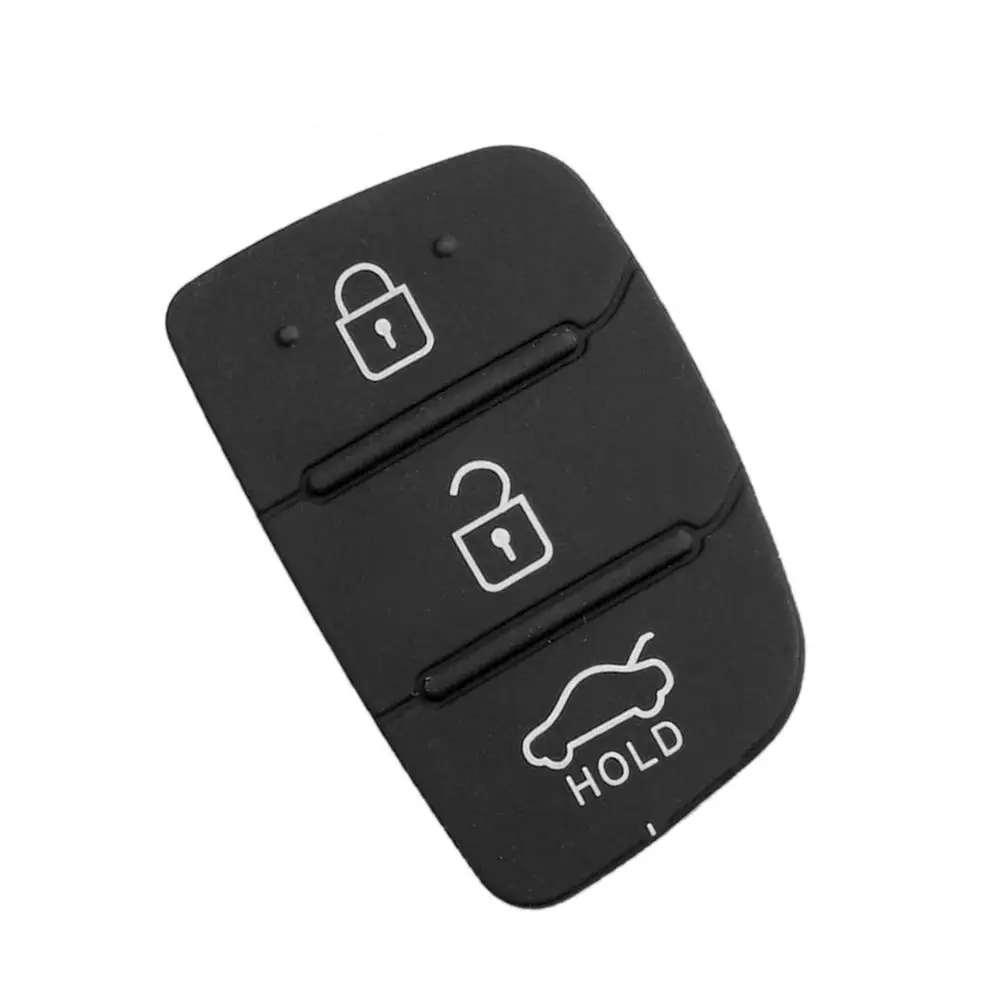 Ersatz 3 Knopf Fernbedienung Schlüssel Fob Fall Gummi Pad für Hyundai I10  I20 I30 Ix35 für Kia K2 K5 Rio Sportage Flip Key Neue Teile