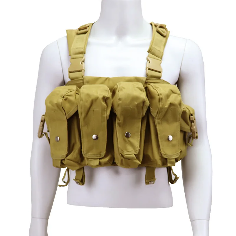 Military Hunting Tactical Vest Ak 47 Magazine Bag Quick Release Convenient Ak Vest Air Gun Vest Chest Armor Equipment