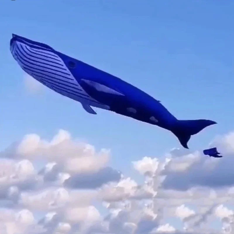 

free shipping 17m shark kite flying whale kite pendant outdoor fun sports parachute kites for adults kite wheel folding kites