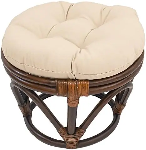 

Furniture Piece Rattan Footstool with Twill Cushion Cubre patas de sofa Making beds higher Adhesive silicone feet Heel protector