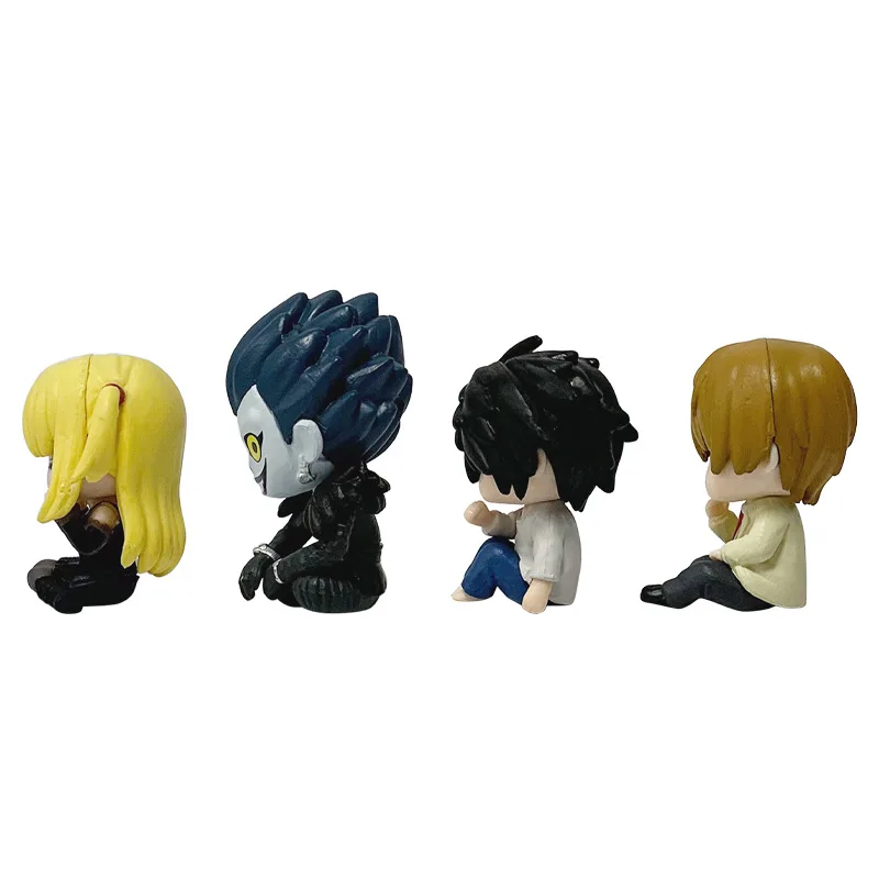 Aixlan 데스노트 피규어 야가미 라이트 4cm 미사미사 렘 PVC 액션 피규어 아민 생일 선물 수집용 피규어