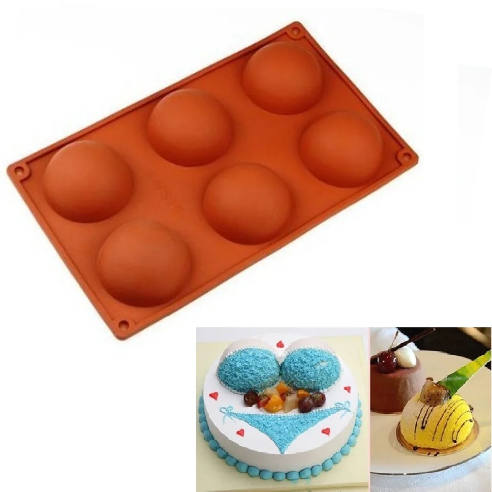 12 Packs Metal Bath Bomb Molds for Bath Bomb Handmade Natural Soap Cake 6 Shapes