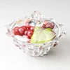 European-style Crystal Glass Ornaments with Lid Small Fruit Plate Home Living Room Large Storage Tank Home Decoration Sugar Tank 2