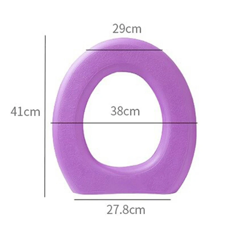 O-shape Toilet Seat Cover Washable Closestool Mat Toilet Cover Accessories