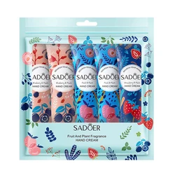 Luxurious Fruit-Infused Hand Cream Collection - Moisturizing & Repairing Skincare Set (A)