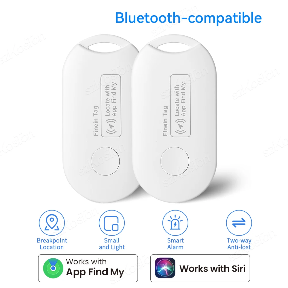 

Smart Home Bluetooth Tracker Smart Tag Mini GPS Tracker Compatible with iOS Find My for Keys Wallet Bags Suitcase Locator