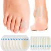 10PCS Gel Shoes Stickers Soft Hydrocolloid Pads Relief Pain Blisters Friction Pressure Heel Pain Patch 1