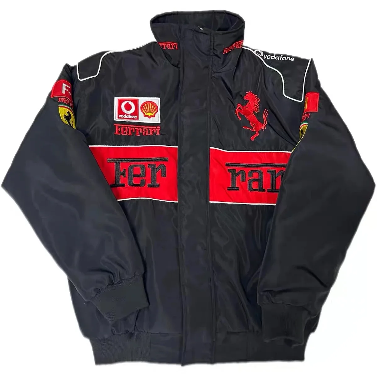Ferrari F1 Gear Ferrari Jacket – Black (Embroidered Scuderia