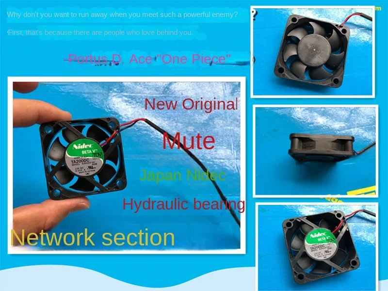50*50*15MM New Japan Nidec H35520-58 5015 5cm 50*50*15 12V Mute Cooling Fan