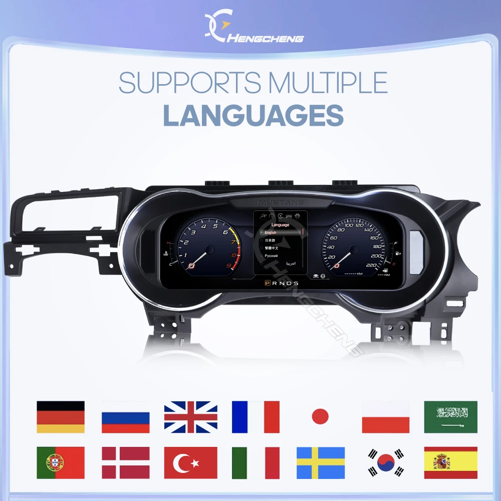 Panel de Instrumentos Digital LCD para Ford Mustang 2015-2021, Pantalla de Cabina Virtual 5