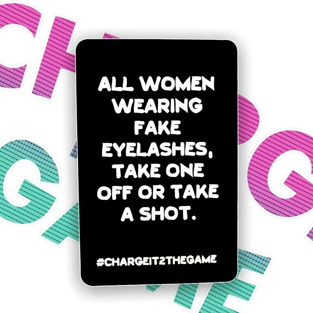 Charge It 2 The Game Drinking Cards First Edition Drinking Card Game Fun Games Nights Party Games Vacation 4