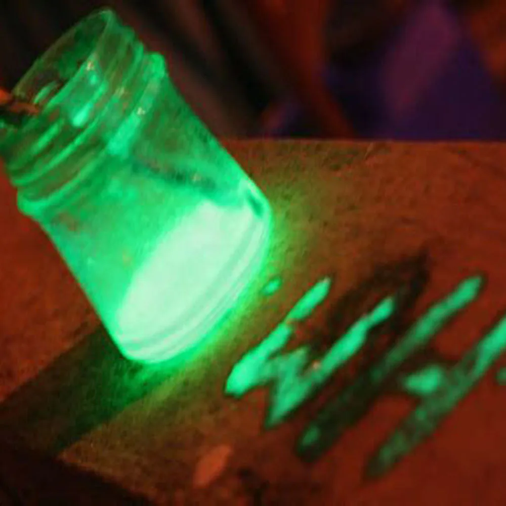 10g glow in the dark powder luminescent pigment High Brightness Luminescent Powder 12 colors luminous pigment fluorescent pigment