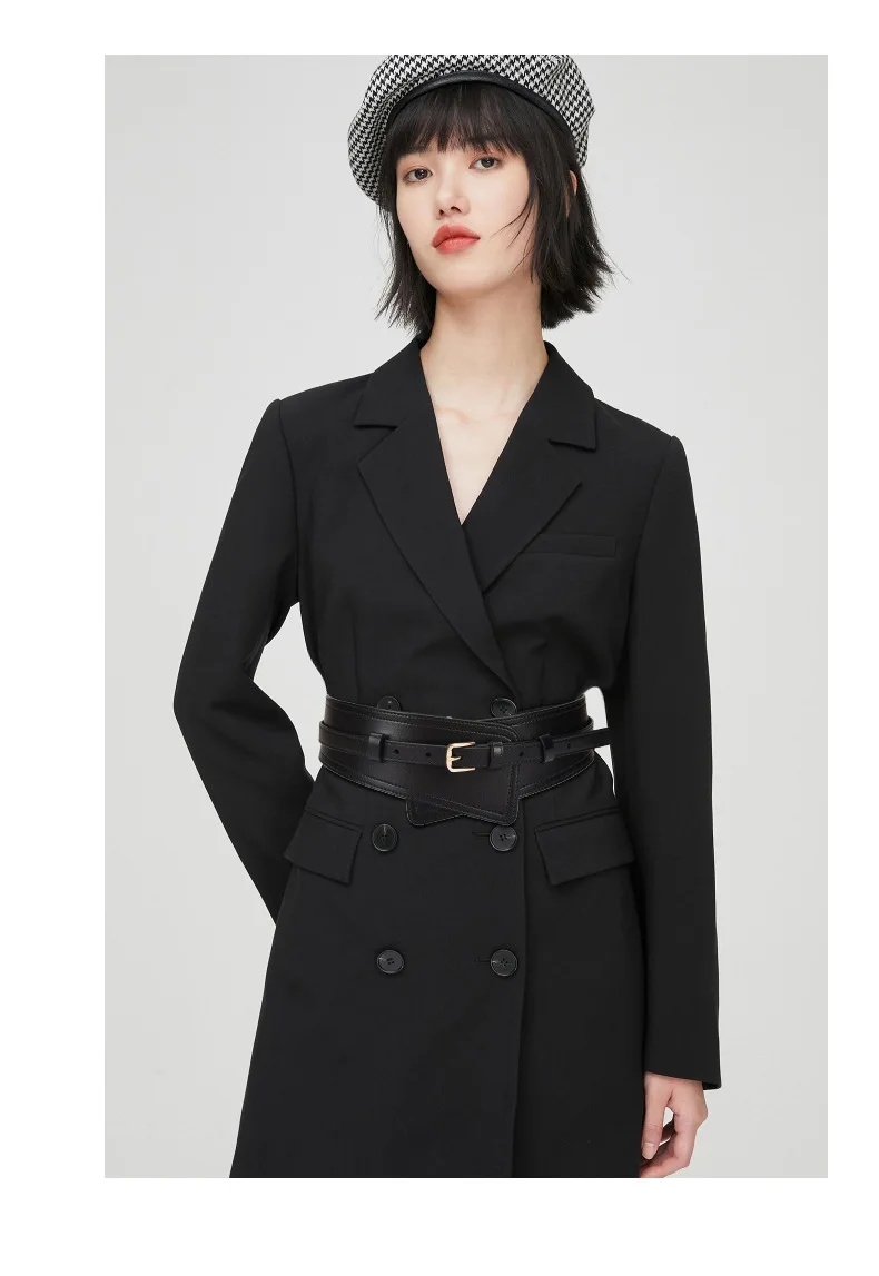 Kuh Leder Gürtel frauen Luxus Designer Fashion Trend Casual Kleidung Zubehör Gothic Pin Schnalle Gürtel Koreanische Korsett – Detail 6