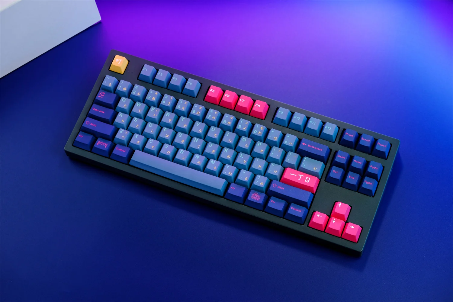 chaves japão kabukicho keycap pbt tintura sublimação japonês keycap cherry perfil teclado mecânico para mx switch