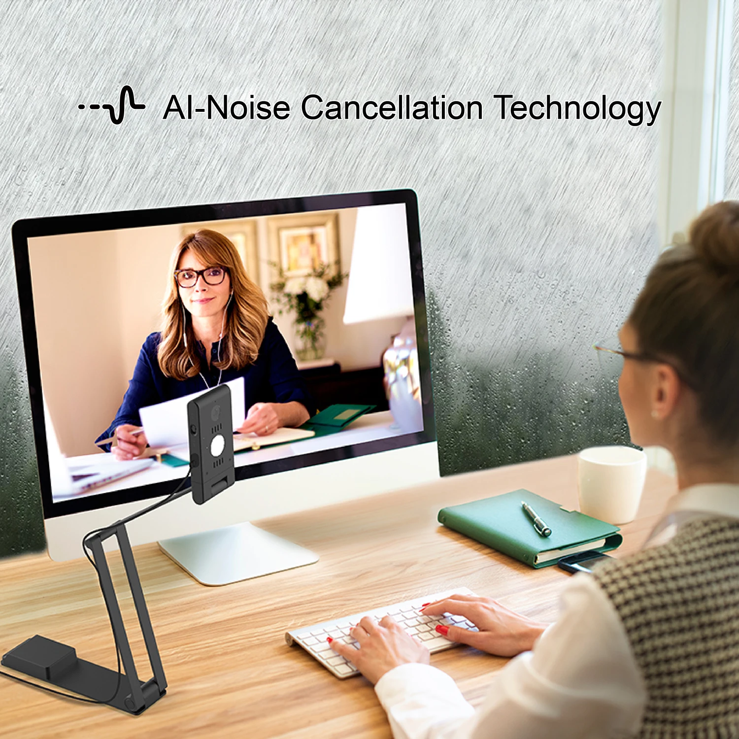 4K Ultra HD Document Camera with AI Noise Reduction