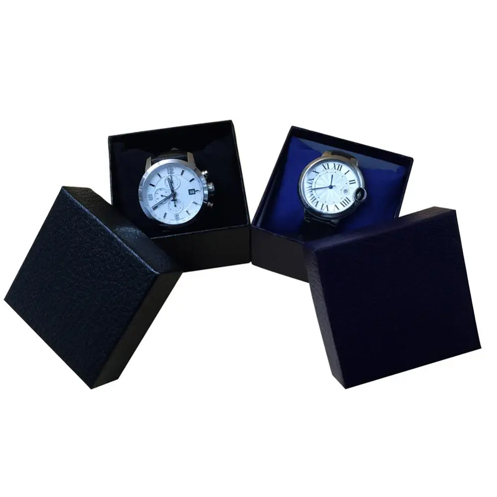 Faux Leather Jewelry Wrist Watches Holder Display Storage Box Organizer Case Gift watch storage box watch storage bag watch storage pouch watch display stand leather storage box