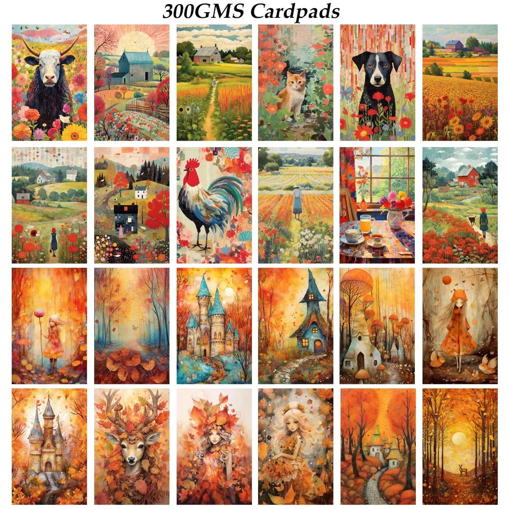 Autumn Ephemera Card Set 3