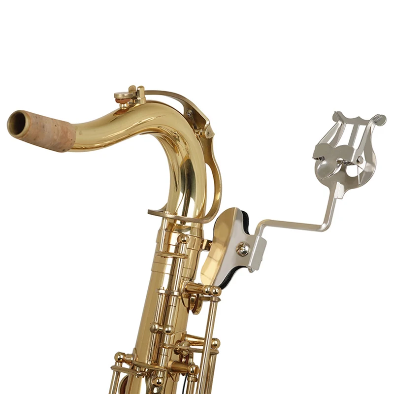 

Портативный альт-саксофон с зажимом для музыки, подставка для саксофона с зажимом, фиксирующий держатель, аксессуары для музыкальных инструментов