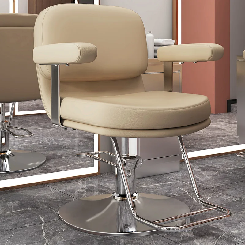 

Barbershop Stool Salon Chair Barber Lash Metal Saloon Hairdresser Chair Cosmetic Modern Cadeira De Manicure Hairsalon Furniture