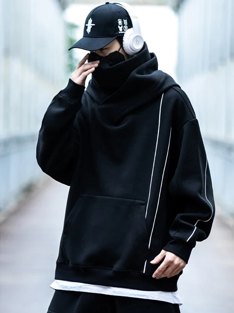 00s ハイネックジャケット 忍者 y2k gothic お兄系 アーカイブ CLANE - ハイネックハーフジップジャージートップス - 2WAY OFF