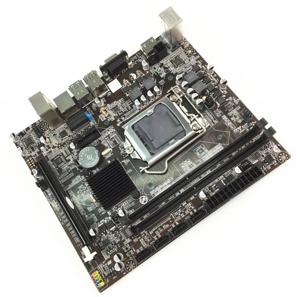 ENVINDA  LGA 1151 Motherboard H110 DDR3 32GB Dual Channel Mainboard Support Core i3 i5 i7 Computer Computer Motherboard LGA1151 best computer motherboard