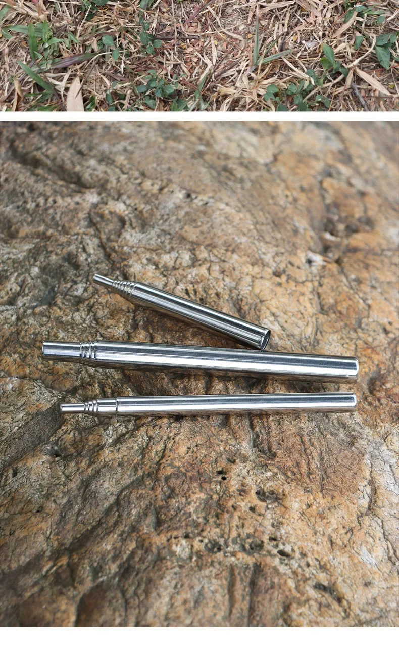 Outdoor Camping Blow Fire Tube Blowpipe Collapsible Tiny Beach Garden Tool Picnic Camping Equipment Blowing Fire Stick