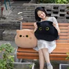 18cm Plush Cat Toy White Black Brown Stuffed Animal Cat Plush Throw Pillow Kids Toys Birthday Gift For Children 3