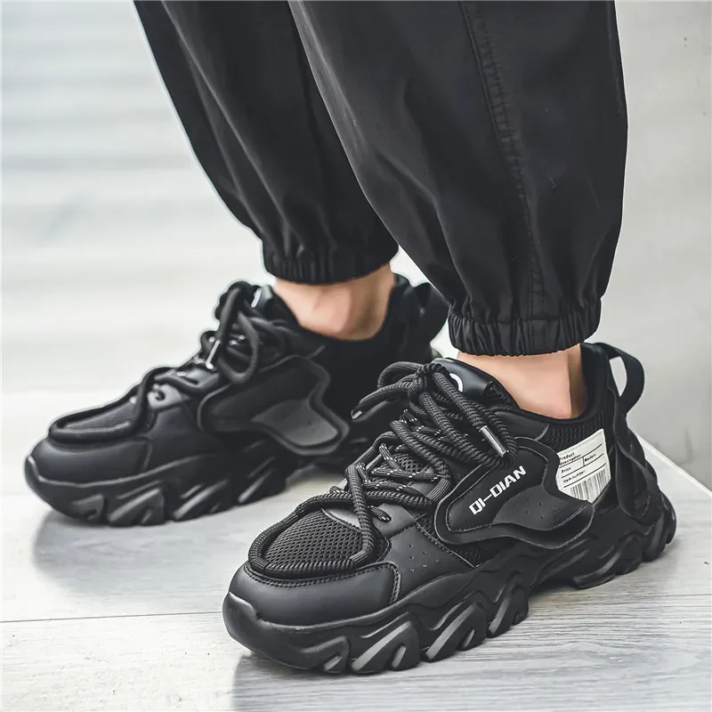 

Мужская обувь на платформе 2024, модная Повседневная дышащая Спортивная обувь для мужчин, обувь для фитнеса