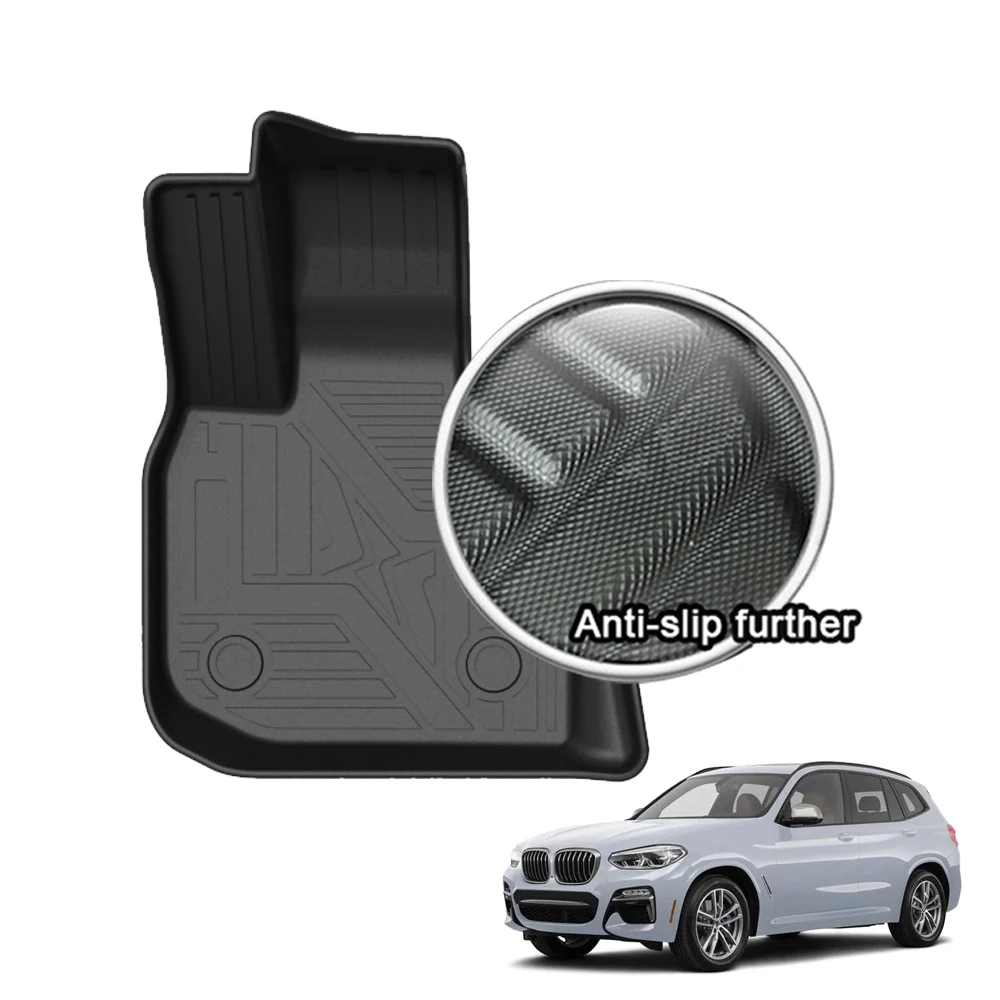 TPE Car Floor Mats For BMW X3 IX3 Waterproof Interior Accessories Rubber Car Mats