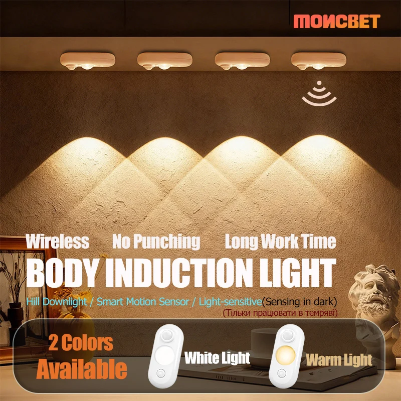 Magnetic Rechargeable Wireless LED Motion Sensor Night Light
