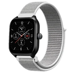 Nylon Loop Band - 20mm/22mm Adjustable Sport Strap for 22mm (Seashell)