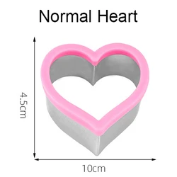 Children's Food Shape Cutter Set: Fun and Creative Kitchen Tools (Heart)