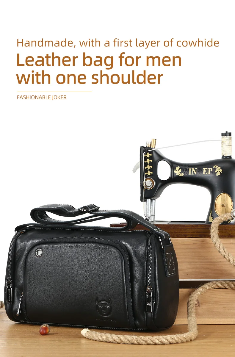 Vista lateral da bolsa