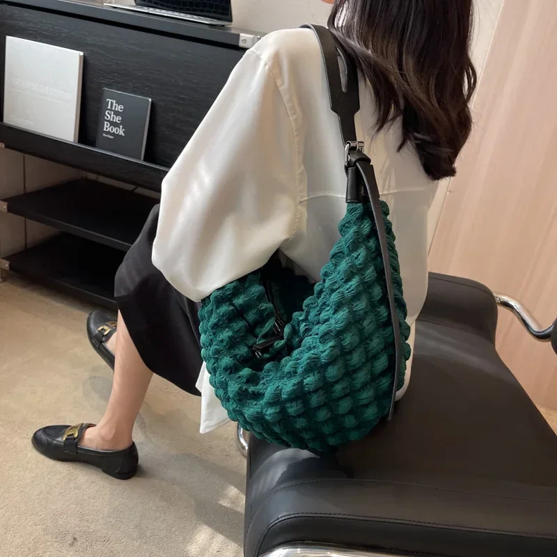 Tote Bag Cloud Bag Solid Women's Bag Underarm Handbag