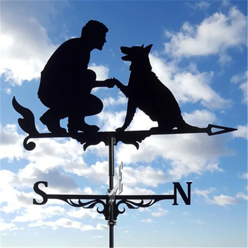 Weather Vane Stainless Steel Rooster Yard Garden Barn Ornament Collies Shed Kit Roofs