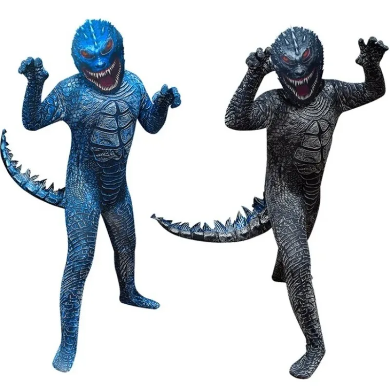 Carnevale Halloween Performance Costume Dinosaur Monster Costume Cosplay Cartoon Doll Cos Costume Bambini Festa Di Compleanno Cos Set