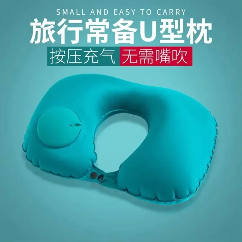Travel Pillows Inflatable Super Light Portable Neck Pillow U-Shape Automatic Inflatable Cervical Vertebr Pillow 02 6