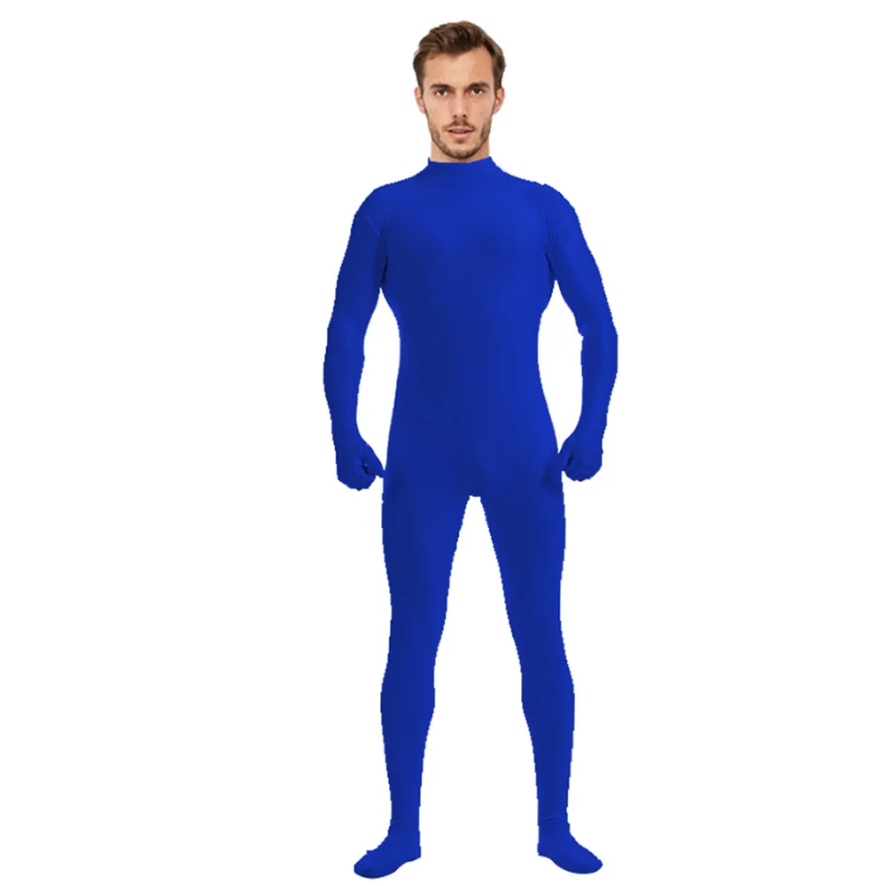 Cross-border Hot-selling Tights Half-pack Onesie Zentai Solid Color Clothes Dance Clothes Stage Performance