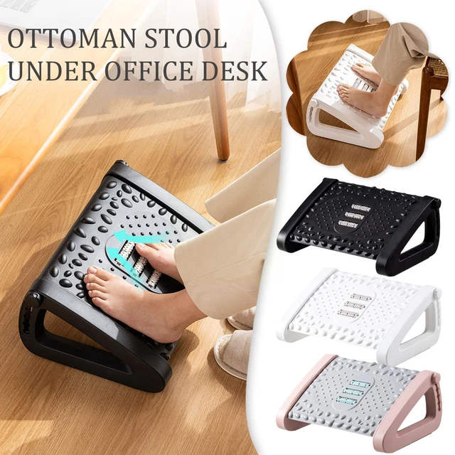 Professional Foot Rest Under Desk for Office Use, Height Adjustable Foot  Rest with Massage Surface Ergonomic Foot Stool for Desk - AliExpress